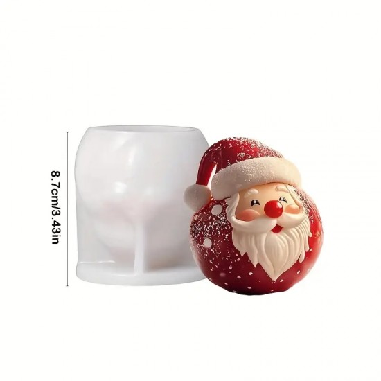 YY5943 Noel Baba Biblo Mumluk Silikon Kalıp